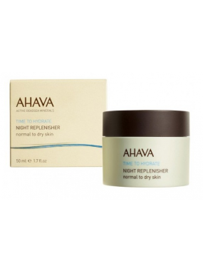 Ночной восстанавливающий крем для нормальной и сухой кожи лица AHAVA,  50 мл