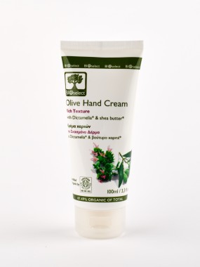 Органический оливковый питательный крем для потрескавшейся кожи рук с Диктамелией и витамином Е, 100 мл