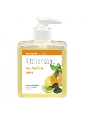 Органическое кухонное мыло для нейтрализации запахов Sodasan, 0,3 л