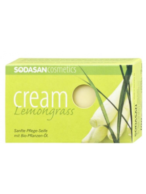 Органическое мыло-крем для лица с маслами Ши и Лемонграсса Lemongrass, 100 г