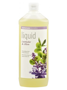 Органическое мыло жидкое, успокаивающее, с лавандовым и оливковым маслами Lavender-Olive, 1000 мл