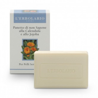 Нещелочное мыло для лица с календулой и жожоба L'erbolario, 75 г