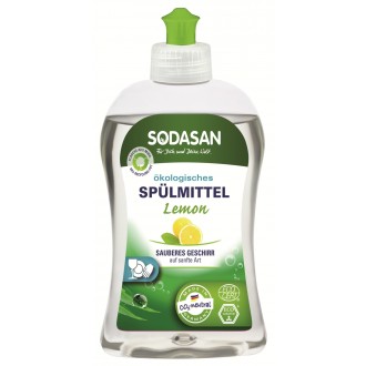 Жидкое органическое средство-концентрат для мытья посуды Sodasan, 0,5 л