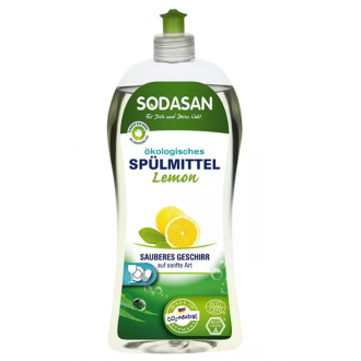 Жидкое органическое средство-концентрат для мытья посуды Sodasan, 1 л