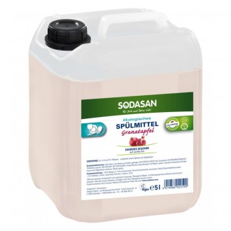  Жидкое органическое средство-концентрат для мытья посуды Sodasan Гранат, 5 л
